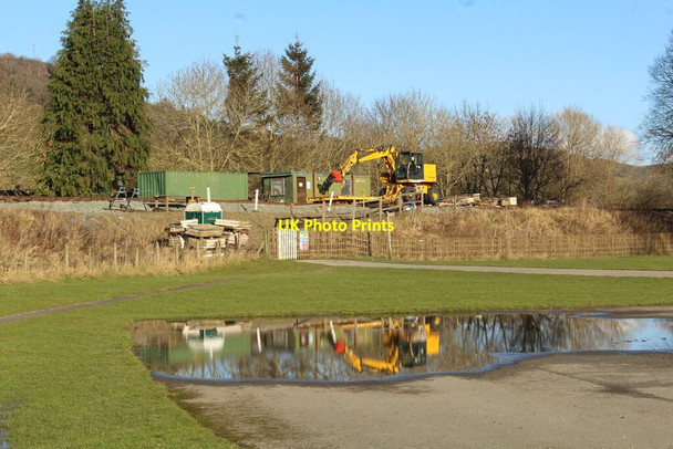 Photo 6"x4" Construction site at Corwen East Corwen c2021