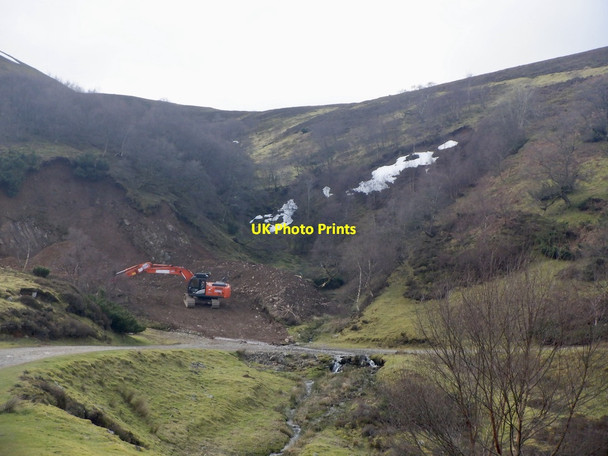 Photo 6"x4" Quarrying, Wester Shearnie Cleugh Lammermuir Hills\/NT5460 c2021