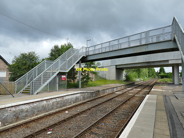 Photo 6"x4" Muir of Ord station footbridge Muir of Ord c2019