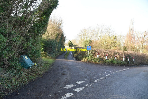 Photo 6"x4" Byway to Hill Cottage Pluckley c2019