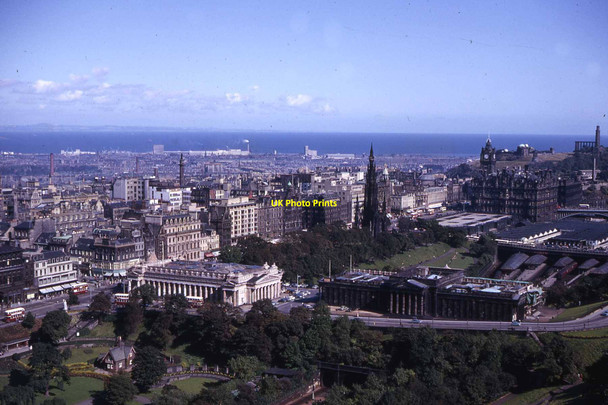 Photo 6"x4" At Edinburgh Castle - View towards The Mound & The Scott Monument Edinburgh c1963