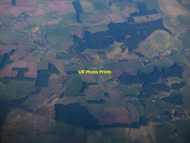 Photo 6"x4" Ladfield Plantation from the air Dolphinston c2020
