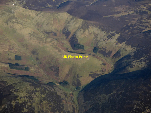 Photo 6"x4" Seathope Rig from the air Walkerburn c2020