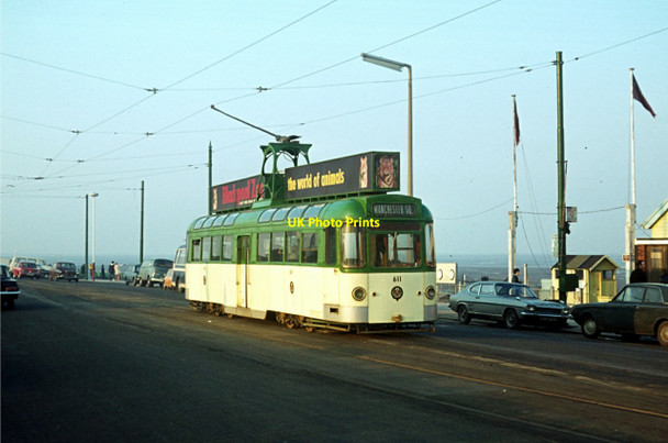 Photo 6"x4" Tram 611 at Fleetwood Ferry \u00e2\u0080\u0093 1973 Fleetwood c1973
