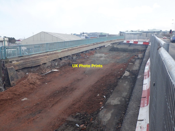 Photo 6"x4" Tram construction works Leith\/NT2776 c2021
