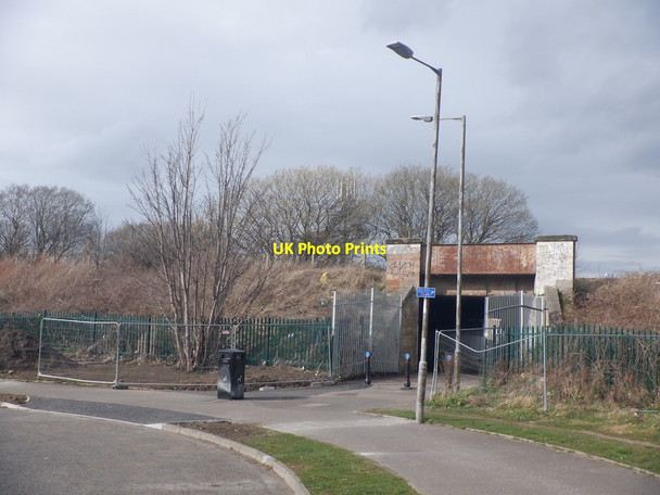 Photo 6"x4" Path under the Suburban Line Edinburgh c2021