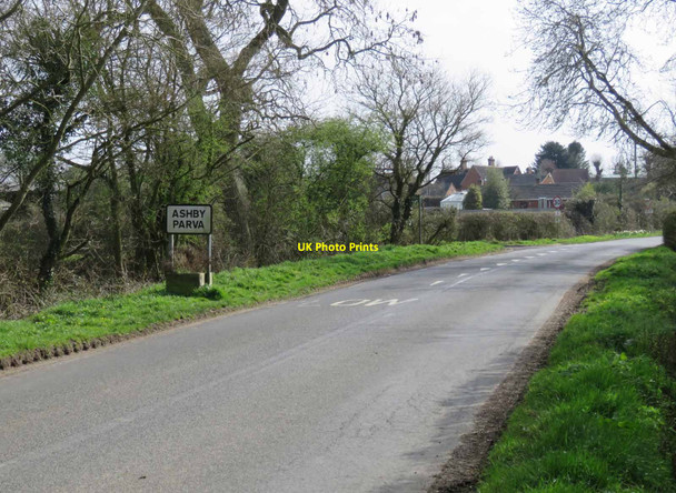 Photo 6"x4" Leire Lane into Ashby Parva Ashby Parva c2021