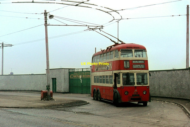 Photo 6"x4" Belfast Trolleybus 229 at Casement Park - 1968 Dunmurry c1968