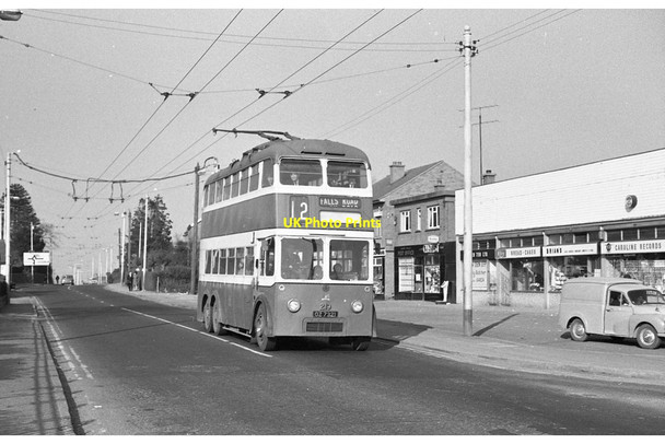 Photo 6"x4" Belfast Trolleybus 219 on Andersonstown Road - 1968 Dunmurry c1968