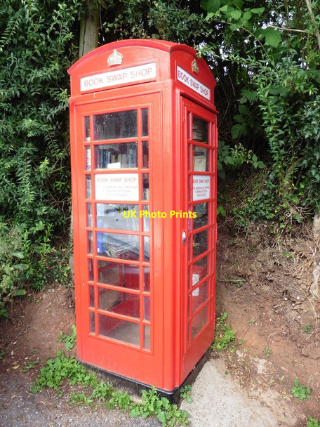 Photo 6"x4" Book swap shop, Newton St Cyres Newton St Cyres c2017
