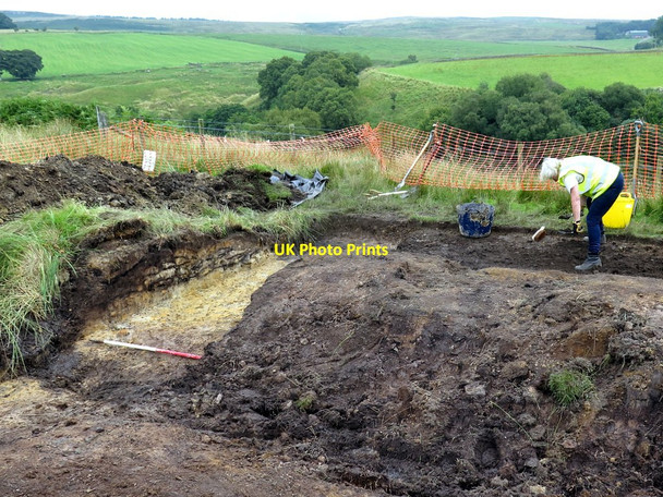Photo 6"x4" Archaeology excavation of Roman Marching Camp (2) Redesdale Camp c2017