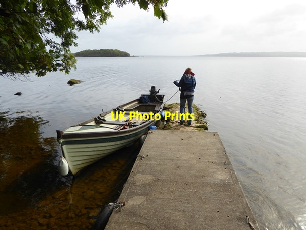 Photo 6"x4" Jetty on Inis Cealtra Mountshannon c2017