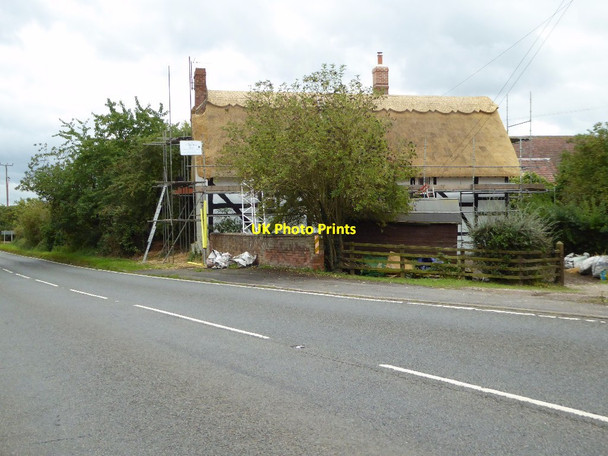 Photo 6"x4" Newly thatched cottaged Stratford\/SO8838 c2017