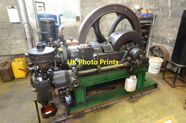 Photo 6"x4" Langford Steam Pumping Station - Petter-Fielding Diesel Maldon c2017