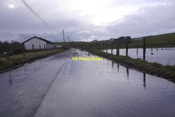 Photo 6"x4" Flooded B8033 Greenloaning\/NN8307 c2017