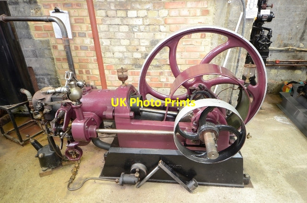 Photo 6"x4" Langford Steam Pumping Station - 1908 Hornsby & Akroyd Engine Maldon c2017