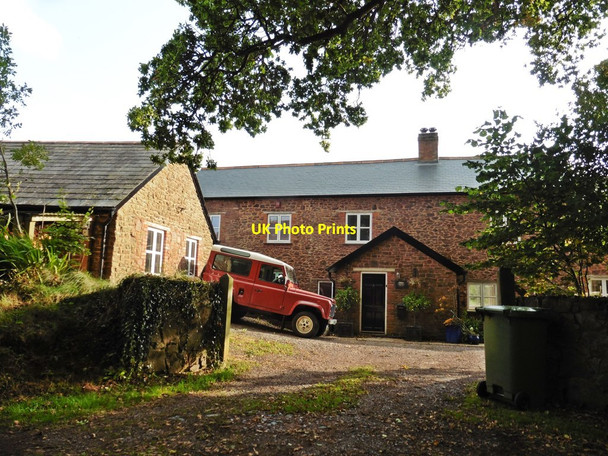 Photo 6"x4" House at Fox's Cross Hayne\/SS8807 c2017