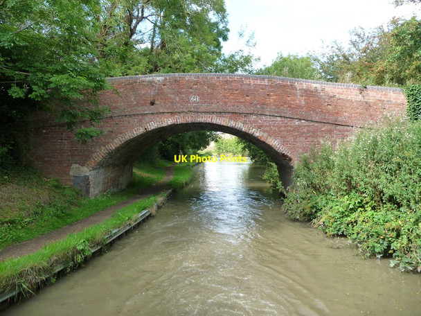 Photo 6"x4" Bridge 68, north Oxford Canal, from the south Rugby c2017