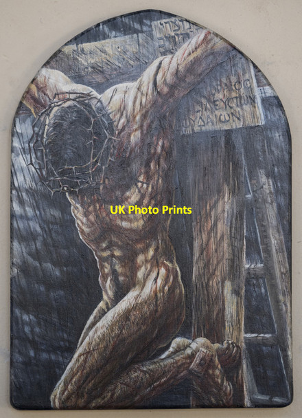Photo 6"x4" St John the Evangelist, Bury St Edmunds - Station of the Cross Bury St Edmunds c2017