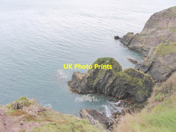 Photo 6"x4" Base of the cliffs at Ardmore Head Ardmore\/X1877 c2017