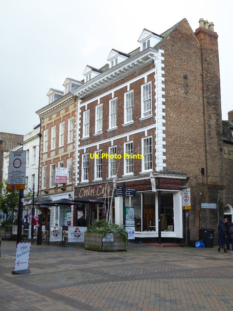 Photo 6"x4" Georgian buildings on Westgate Street Gloucester c2017