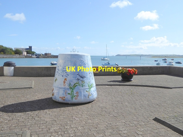Photo 6"x4" Buoy on the water front, Dungarvan Dungarvan c2017