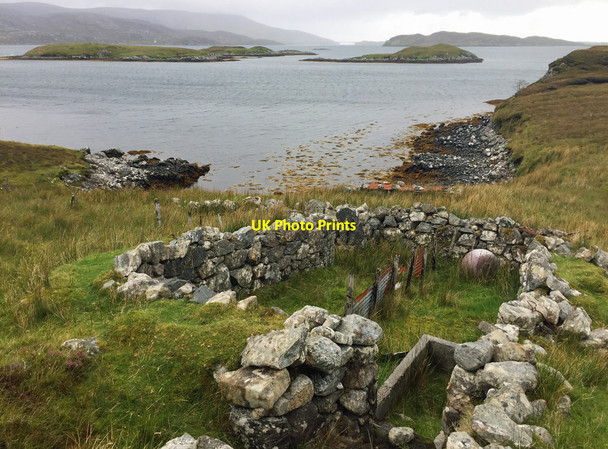 Photo 6"x4" Ruins south of Direcleit Direcleit c2017