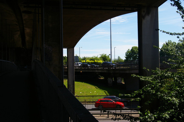 Photo 6"x4" Under the flyover, Brent Cross Hendon\/TQ2389 c2017