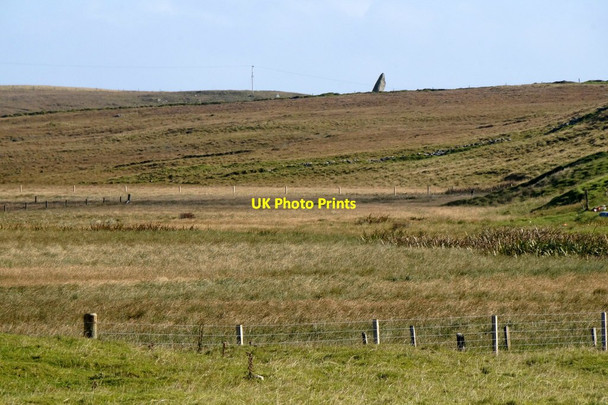 Photo 6"x4" The former Loch of Vinstrick from Lund beach Underhoull c2017