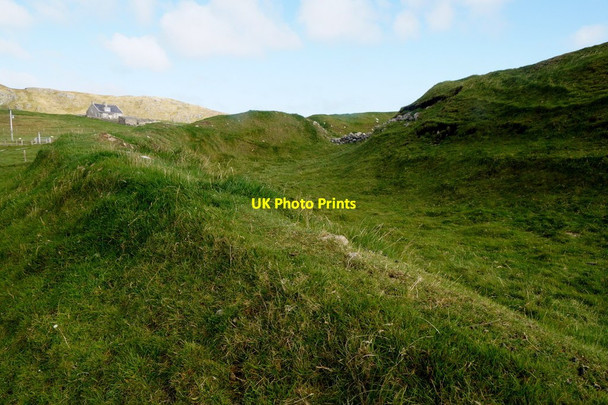 Photo 6"x4" Underhoull Broch, Westing Underhoull c2017 P1
