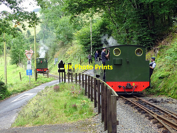 Photo 6"x4" The level crossing at Aberffrwd, Vale of Rheidol Railway Aberffrwd\/SN6878 c2017