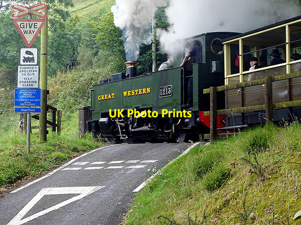 Photo 6"x4" The Aberffrwd level crossing Aberffrwd\/SN6878 c2017
