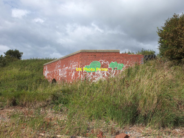 Photo 6"x4" Brick Structure at Oglet (outfall) Speke c2017