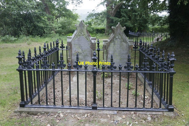 Photo 6"x4" Fenced Vault Llanfihangel-helygen c2017
