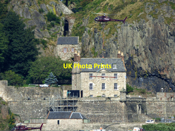 Photo 6"x4" Helicopters at Dumbarton Castle Dumbarton c2017