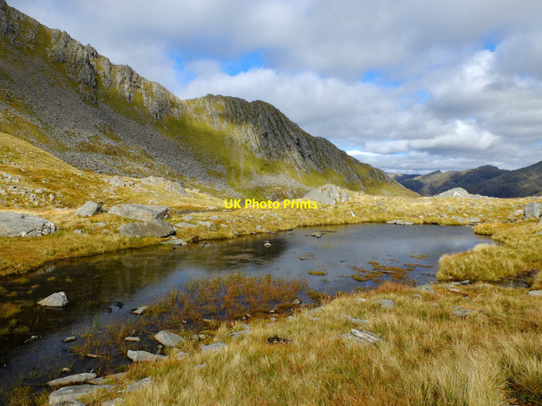 Photo 6"x4" Lochan on Bealach Coire Mh\u00c3\u00a0lagain Bealach Coire Mh\u00e0lagain c2017