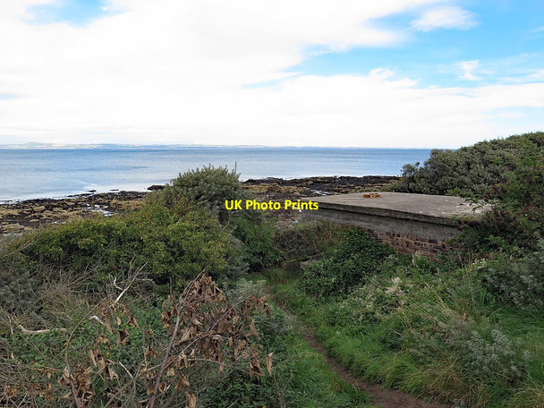 Photo 6"x4" Gun emplacement near Marine Villa Dirleton\/NT5183 c2017