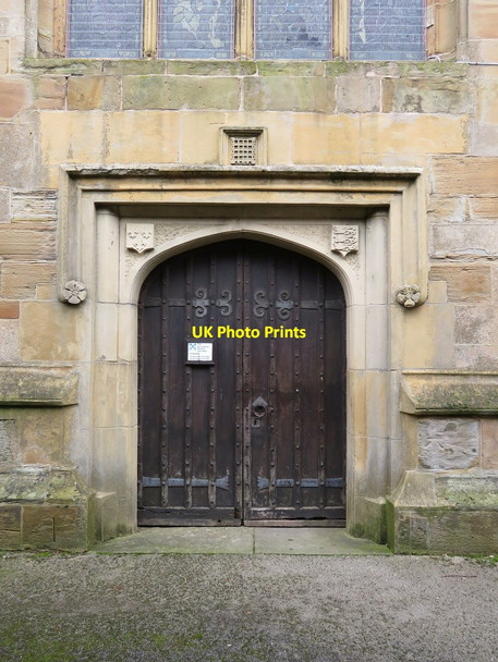 Photo 6"x4" The tower door of St Eurgain and St Peter, Northop Northop\/Llan-eurgain c2017