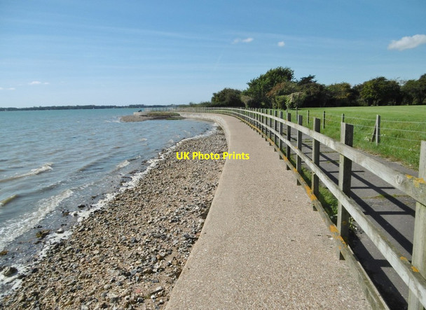Photo 6"x4" Portchester, path Port Solent c2017