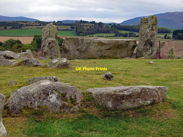 Photo 6"x4" Tomnaverie Stone Circle Tarland c2017