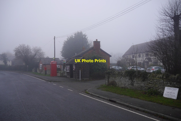 Photo 6"x4" Eardisland under a cloud inversion Eardisland c2016