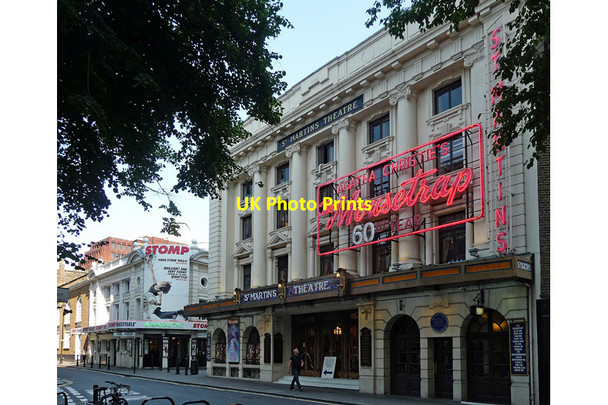 Photo 6"x4" St Martin's and Ambassadors' Theatres, West Street London c2013
