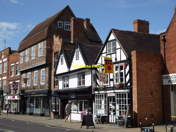 Photo 6"x4" Businesses on Barton Street Tewkesbury c2017