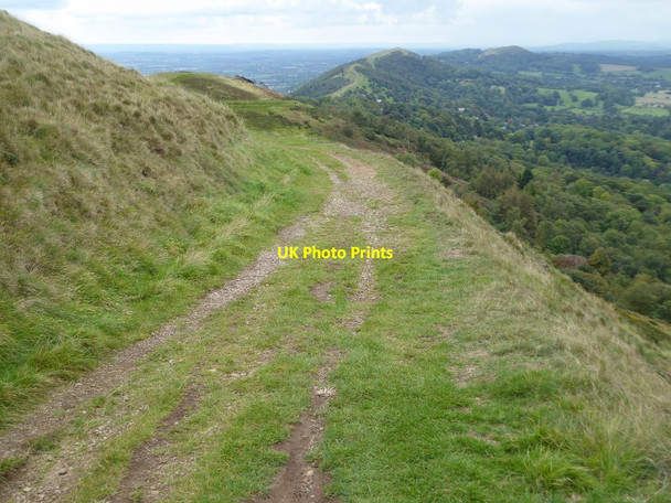 Photo 6"x4" Path near the top of the Worcestershire Beacon Great Malvern c2017