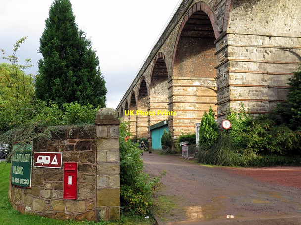 Photo 6"x4" Newbattle Railway Viaduct Lasswade c2017