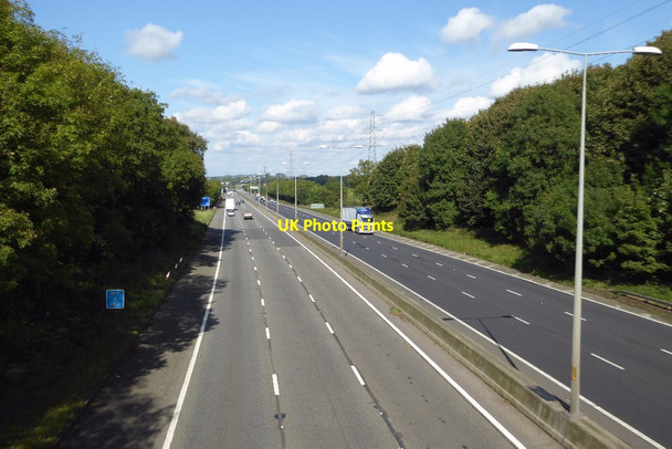 Photo 6"x4" The M5 near Frankley Frankley Hill c2017