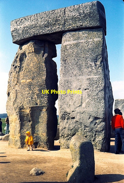 Photo 6"x4" Stonehenge unrestricted Larkhill\/SU1244 c1971