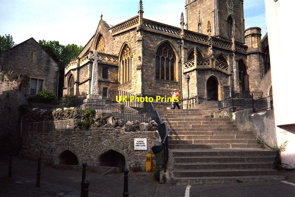 Photo 6"x4" Axbridge Town Axbridge c1993