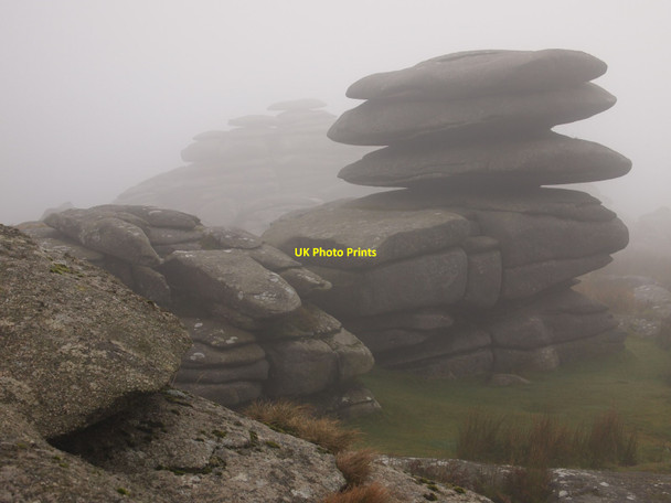 Photo 6"x4" Mist on Rough Tor Highertown\/SX1281 c2017
