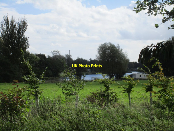 Photo 6"x4" Fishing Lake at Barff Hill Burshill c2017